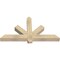 Ekena Millwork Kennewick Rough Sawn Timber Gable Bracket, Douglas Fir, 48"W x 26"H x 4"D x 4"F, 13/12 Pitch GBW048X26X0404KEN00RDF - alternate 4